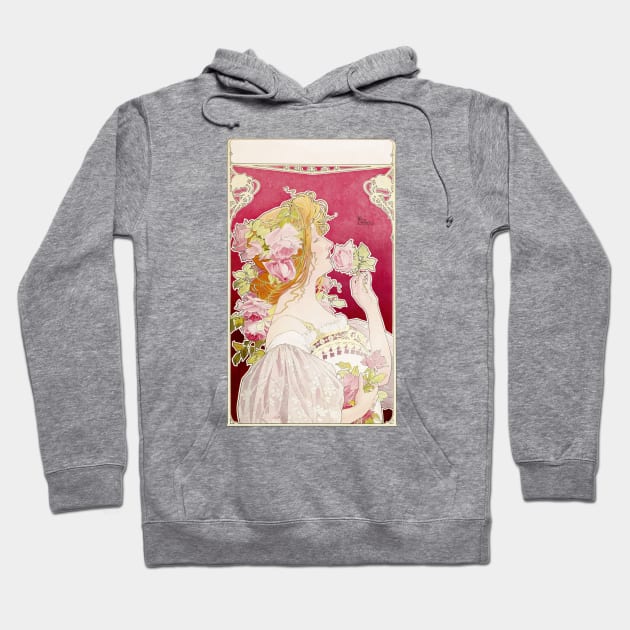 Nouveau style perfume ad poster Hoodie by UndiscoveredWonders